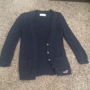 Navy cardigan